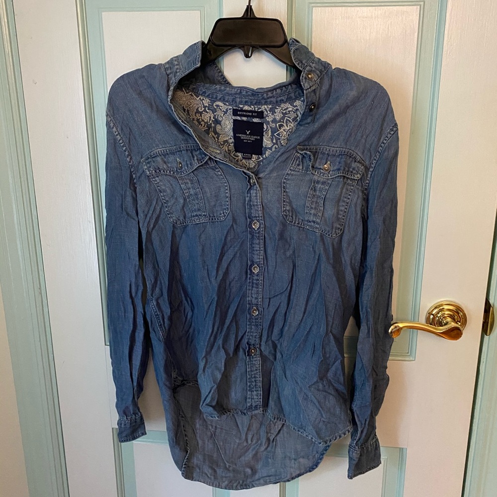 American eagle jean shirt